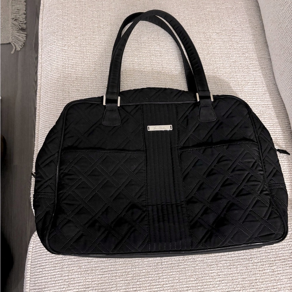 Black Quilted Women's Bag